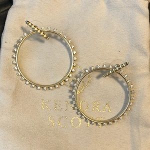 Kendra Scott Charlie Grace Hoop Earring Gold